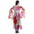 thumbnail image 4 of Moomaya Viscose Georgette Printed Long Shrug Slit Sleeves Cardigans For Women, 4 of 5