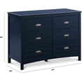 thumbnail image 3 of Carter's by DaVinci Nolan 6-Drawer Dresser in Navy, 3 of 7