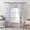 Gray, variant on Muuphra Farmhouse Gray Burnout Floral Semi Sheer Curtains for Living Room Bedroom Girl's Room ,2 Panels Set,55×84"