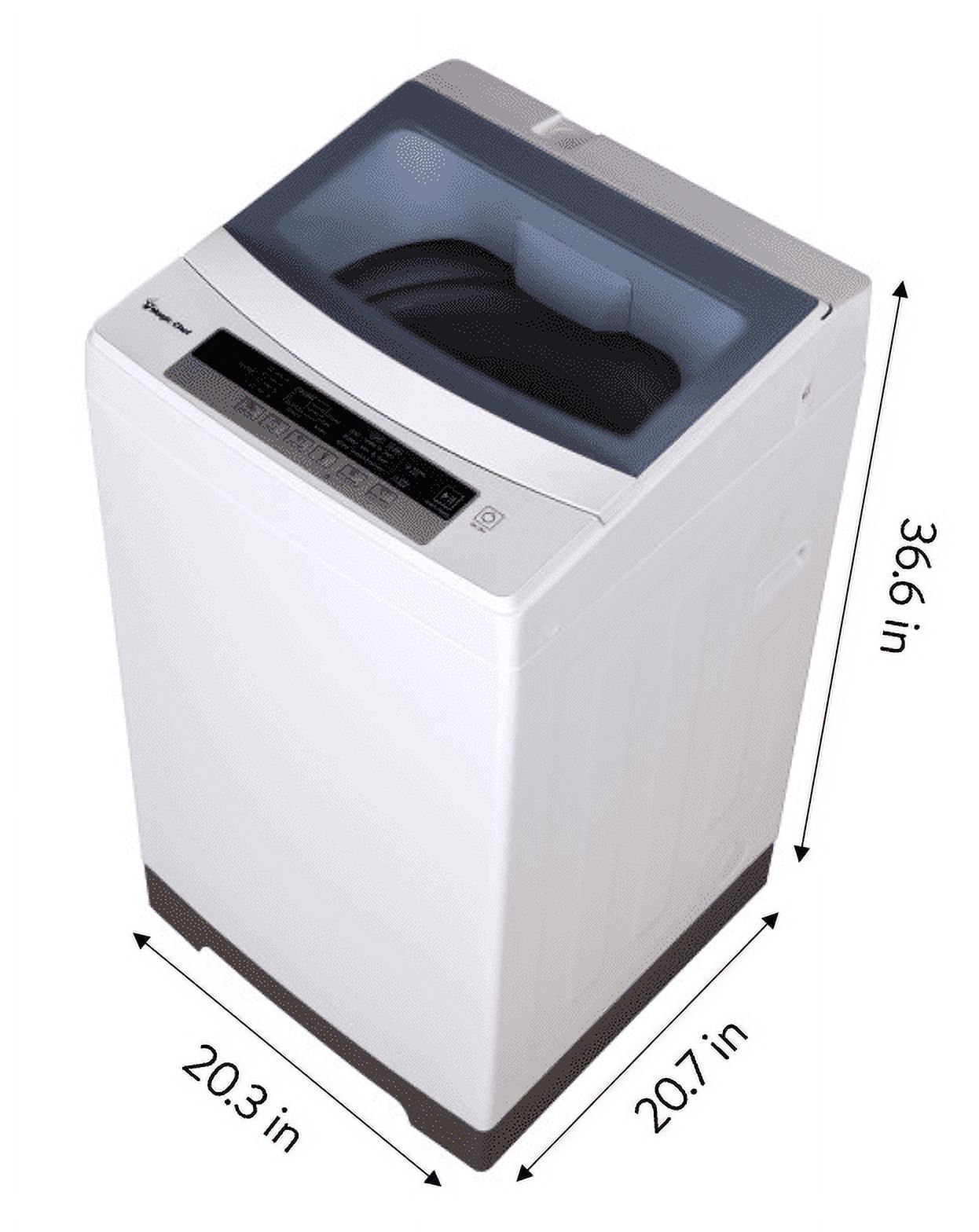 Magic Chef 1.6 cu. ft. Compact Portable Top-Load Washer, White - image 4 of 8