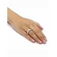 thumbnail image 4 of PalmBeach Jewelry 6.44 TCW Emerald-Cut Cubic Zirconia Band in Platinum-plated Sterling Silver, 4 of 6