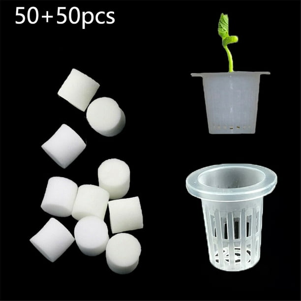 Soilless Hydroponic Seed Tray Planting Basket Nursery Sponge Flower Pot