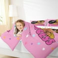 thumbnail image 3 of Manfei Black Girl 3-Piece Full Size Comforter Sets,Kawaii Princess Bedding Comforter Set,Colorful Stars Lightweight Bedding Sets,Super Cozy Glitter Room Decoration,Reversible, 3 of 8
