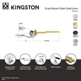 thumbnail image 4 of Kingston Brass KTCFL5 Century Front Mount Toilet Tank Lever, Left/Right Installation in Oil Rubbed Bronze, 4 of 5