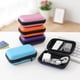 thumbnail image 2 of Estuche organizador de bolsa de almacenamiento de auriculares con disco USB de nailon cuadrado/rectangular portátil, 2 of 5
