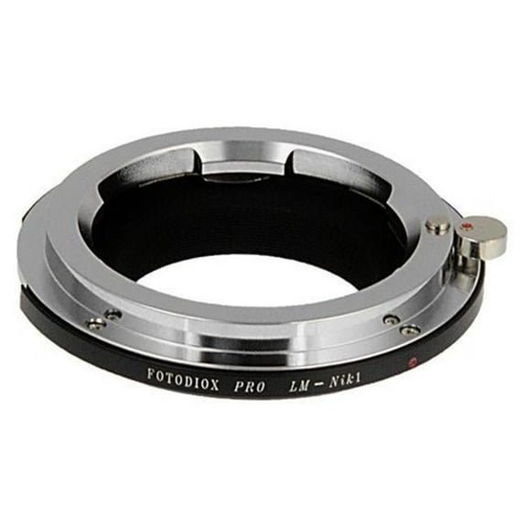 Fotodiox LM-N1-P Pro Lens Mount Adapter - Leica M Rangefinder Lens To Nikon 1-Series Mirrorless Camera Body