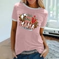 thumbnail image 2 of Elegante blusa de manga corta con cuello redondo y manga abullonada para mujer OAVQHLG3B Store  lin121212, 2 of 5