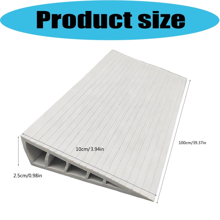Cuttable Wheelchair Ramps, Adhesive PVC Threshold Design for Indoor ...