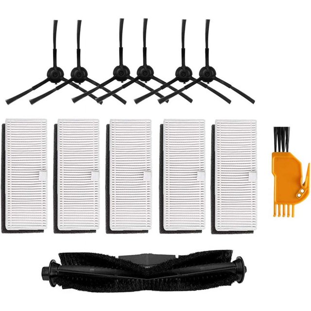Kits de mopa con filtro y cepillo de rodillo para aspiradoras Proscenic M7 Pro, HONITURE Q6, Uoni V980PLUS y Kyvol Cybovac S31
