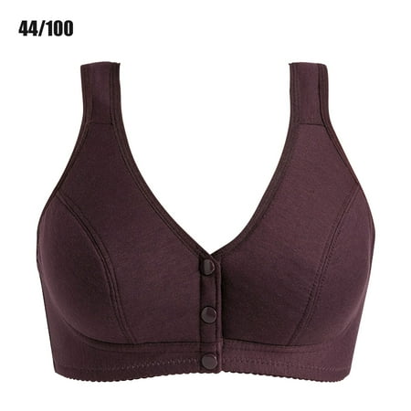 

Dido Women Underwear Breathable Bra Front Clasp Moisture-wicking Bra Cotton Lingerie Non-slip Design