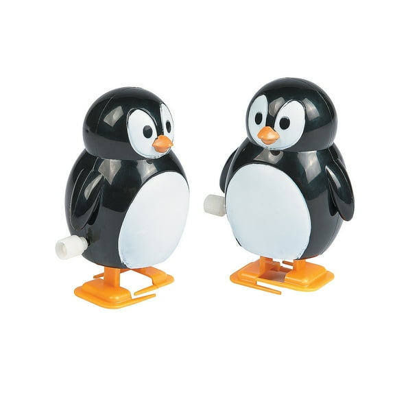 Penguin Wind Up Characters - Party Favors - 12 Pieces