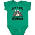 thumbnail image 3 of Inktastic Just a Girl Who Loves Adventure Girls Baby Bodysuit, 3 of 5