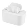 Usb Baby Wipe Warmer 3 Temperature Modes Diaper Wipe Warmer 10W Constant Temperature Large Capacity Portable Baby Wipe Warmer Dispenser For Home Car Travel