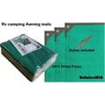 thumbnail image 4 of BalajeesUSA RV Awning mats 6'x9' Green, Recycled Outdoor Plastic Patio Rugs Clearance Waterproof, RV Camper Rug Large, Large Plastic Rug for Outside 7216, 4 of 5