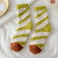 thumbnail image 3 of EnJoCho Clearance Christmas Socks Womens Fuzzy Socks Slipper Winter Comfy Cozy Socks Cabin Warm Home Socks，Christmas Candy Socks Adult Xmas Winter Themed Charming Socks Heated Socks Bulk, 3 of 3