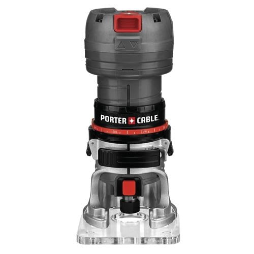 PORTER-CABLE Porter Cable Router, Variable Speed, 1/4-Inch Laminate Trimmer, 5.6-Amp (PCE6435)