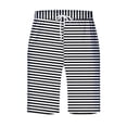 thumbnail image 3 of Khunlpohl Big and Tall Mens Beach Shorts Quick Dry Striped Summer Short Pants Elastic Waist Vacation Shorts, 3 of 5