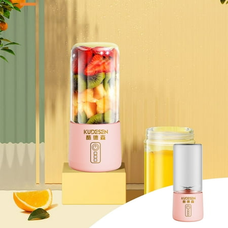 

Fufafayo Today Deals Portable Blenders Juicer For Shakes Fruit Juicer USB Rechargeable With 6 Blades Handheld Blenders For Sports Travel And Outdoors