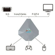 Multi-Platform Keyboard & Mouse Adapter for Nintendo Switch/PS4/PS3/Xbox Series S/X/PC - Lag-Free Gaming Converter with Custom Key Mapping, Plug-and-Play FPS Accessory