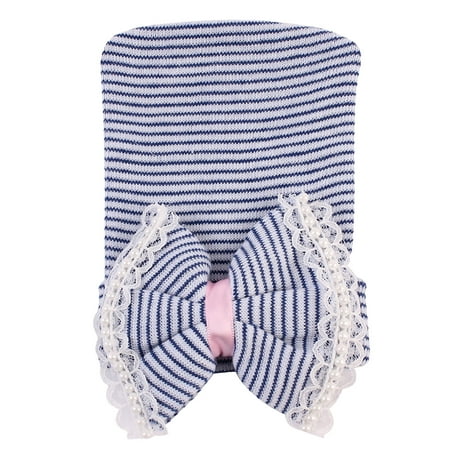 

Girls Boys Hats Caps Babys Hats Baby Baby Warm Fetal Hats Baby Pearl Lace Bow Warm Hats
