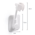 thumbnail image 3 of Amdohai Shower Head Holder 360° Rotating Hose Base Adjustable Bracket Punch-free Bathroom Accessory, 3 of 8