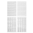 thumbnail image 1 of 4 Sheets of Planner Stickers Journal Stickers Daily Planner Stickers To Do Accessories, 1 of 8