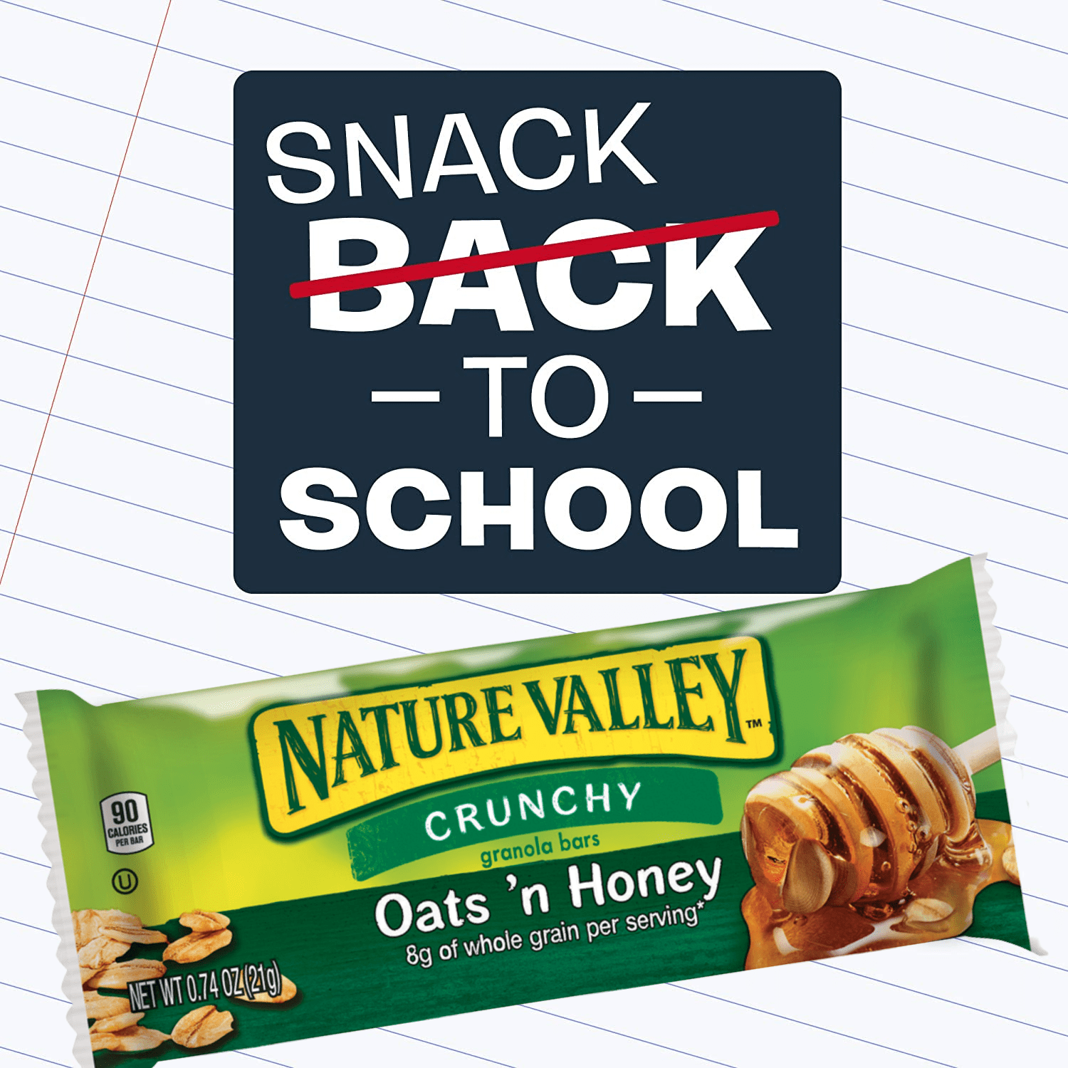 Nature Valley, Crunchy Granola Bars, Made with Crispy Oats & Delicious Honey 100% Natural Whole Grain Oats Energy Bar for On the Go Adults Convenient & Portable Healthy Snacks 49ct. Box