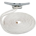 thumbnail image 1 of 0.38 in. x 20 ft. Double Braided Nylon Dock Line, White, 1 of 1