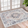 thumbnail image 1 of Vintage Area Rug x Washable Living Room Rug Indoor Print Accent Rugs for Bedroom Distressed Thin Throw Rugs Carpet for Living Room Kitchen Entryway, 1 of 7