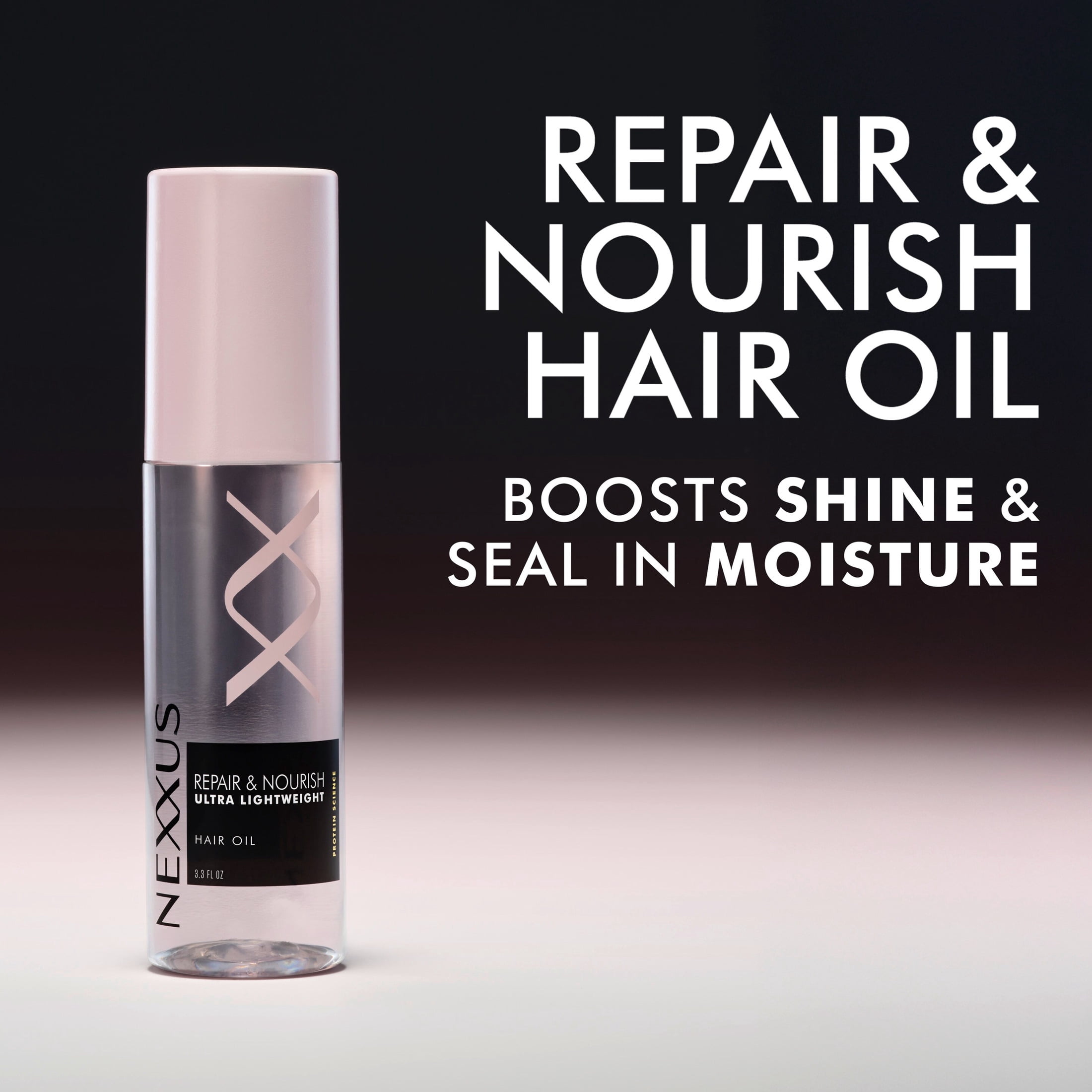 kusk ヘアオイル Nexxus, Styling Hair Care Hair Oil, 3.3 fl oz, Frizz Control