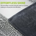 thumbnail image 6 of Car Twist Pile Microfiber Towel 1200GSM Cleaning Super Absorbent Drying Cloth Double Sided Twisted for Car Home Wash Detailing, 6 of 8