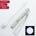thumbnail image 1 of Medical-Grade USB Rechargeable Flashlight with Rear-Press Switch: Single-LED White Light, Dual Yellow/White Illumination for Oral Exams, Pupil Checks & Morning Inspections – Portable, Durable Design, 1 of 6