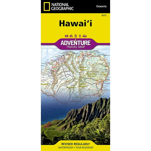 National Geographic Adventure Map Hawaii Map, Book 3111, (Paperback)