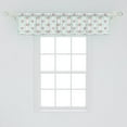 thumbnail image 2 of Ambesonne Floral Window Valance, Retro Shabby Rose Bouquets, 54" X 12", Pink and Pale Blue, 2 of 3