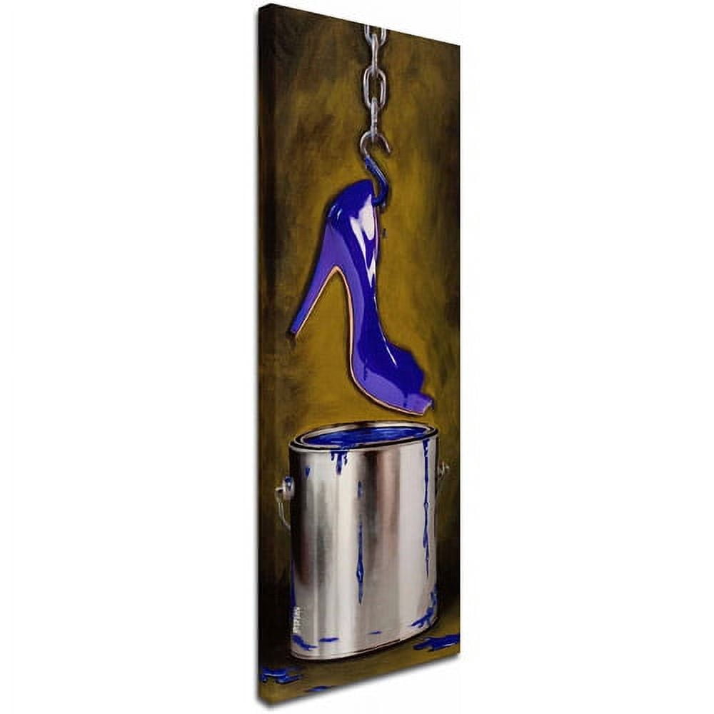 Trademark Fine Art "Paint Can Shoe" Canvas Art by Roderick Stevens