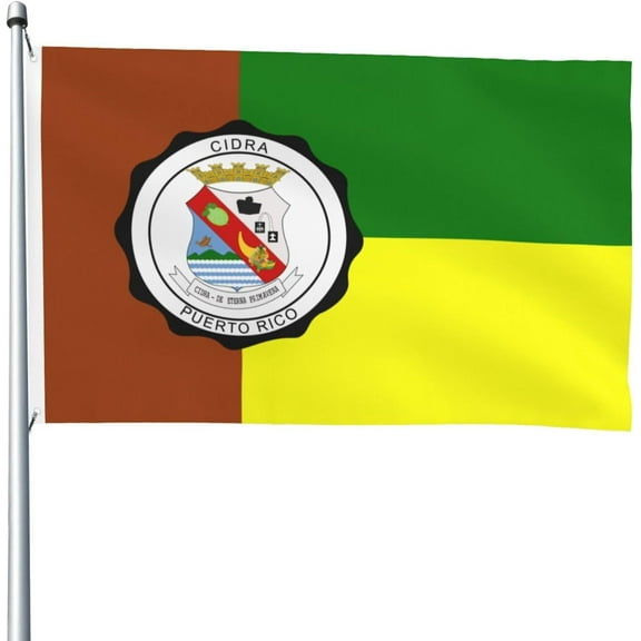 Bandera De Cidra, Puerto Rico Flag 4x6 Ft Double Sided Flags Outdoor Durable Banner Home Yard Decoration Flag 4by6 Flags
