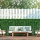 thumbnail image 2 of Pared de plantas verdes simuladas, cerca de plantas verdes artificiales, decoración de patio, enrejado de hojas artificiales, 2 of 7