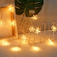 thumbnail image 4 of Yeacher Snowflake Battery Box String Light Room Decoration Christmas Holiday Party Light Outdoor Camping Decorative, 4 of 8