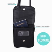 G-force Unisex Anti-Theft Fabric Casual Shoulder Bag, Black