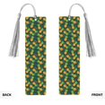thumbnail image 2 of Kdxio Pineapples with Palm Leaves Print Metal Tassel Bookmarks,Perfect Gift for Art Lovers and Bookworms Metal Bookmarks for Women, 2 of 8