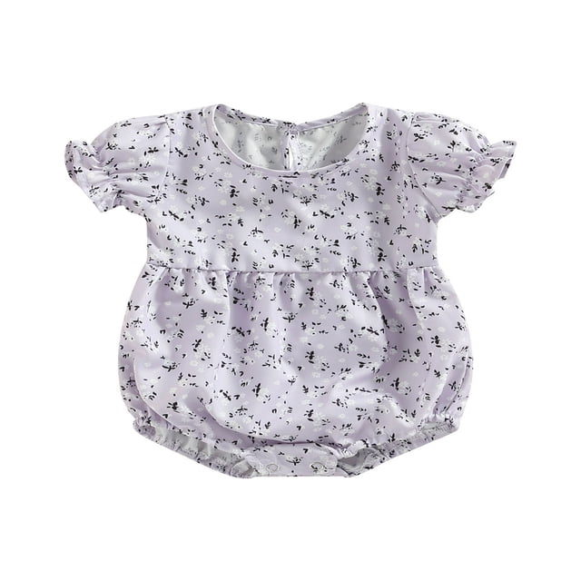 Mother Daughter Family Matching Dress Baby Girls Rompers Floral Print Dress/Rompers Mommy and Me Summer Family Outfits