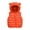 Orange, variant on Baby Clothes Toddler Puffer Vests Lightweight Zip up Hooded Sleeveless Boys Winter down Coats Solid Color