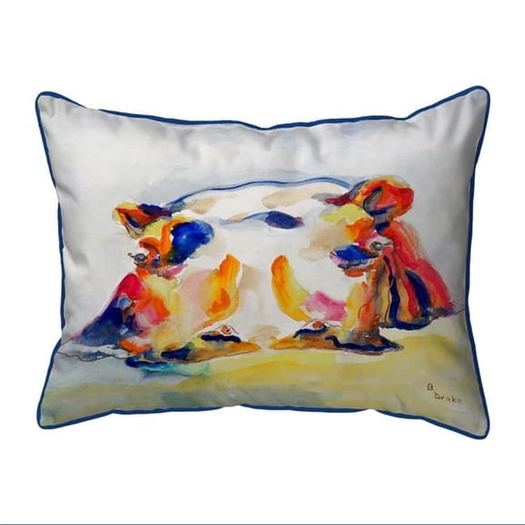 11 x 14 in. Hippo Small Indoor & Outdoor Pillow