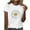 White, variant on Shirts for Women Trendy Summer Womens Tops Casual Dressy Basic T Shirts Loose Fit Crewneck Cap Sleeve Tee Summer 2025 Stretchy Breathable Plus Size Tops