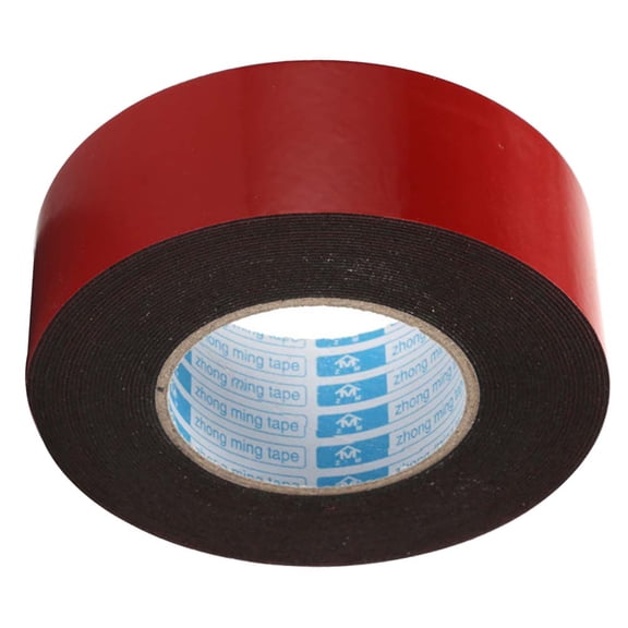 Toyvian Red PE Foam Double-Sided Adhesive Tape with Strong Adhesion for Car Signs, Decorations, and General Use