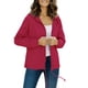 thumbnail image 3 of WILLBEST Chaqueta Impermeable Informal Con Capucha Y Cremallera Para Mujer, A La Moda, Para Exteriores, 3 of 4