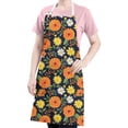 thumbnail image 5 of Pioneer Flower Floral Print Pattern Apron for Women and Men, Cotton Linen Waterproof with Pockets, Adjustable, 33x27 Inch for Kitchen, Gardening, BBQ, Salon, 5 of 6