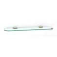 thumbnail image 5 of Alno Royale Series 18" Glass Shelf with Brackets - Polished Chrome, 5 of 5