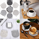 thumbnail image 3 of Juego de Posavasos con Orejas de Gato, Posavasos de Algodón Tejido a Mano para Gatos, Posavasos Absorbente Antideslizante para Bebidas, 6 Pzas con Soporte, 3 of 4