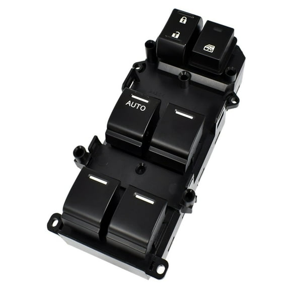 For Honda Accord 2008 2009 2010 2011 2012 Driver Side Window Switch Control Button, Replaces 35750-TB0-H01 Door Lock Window Control Switch -black